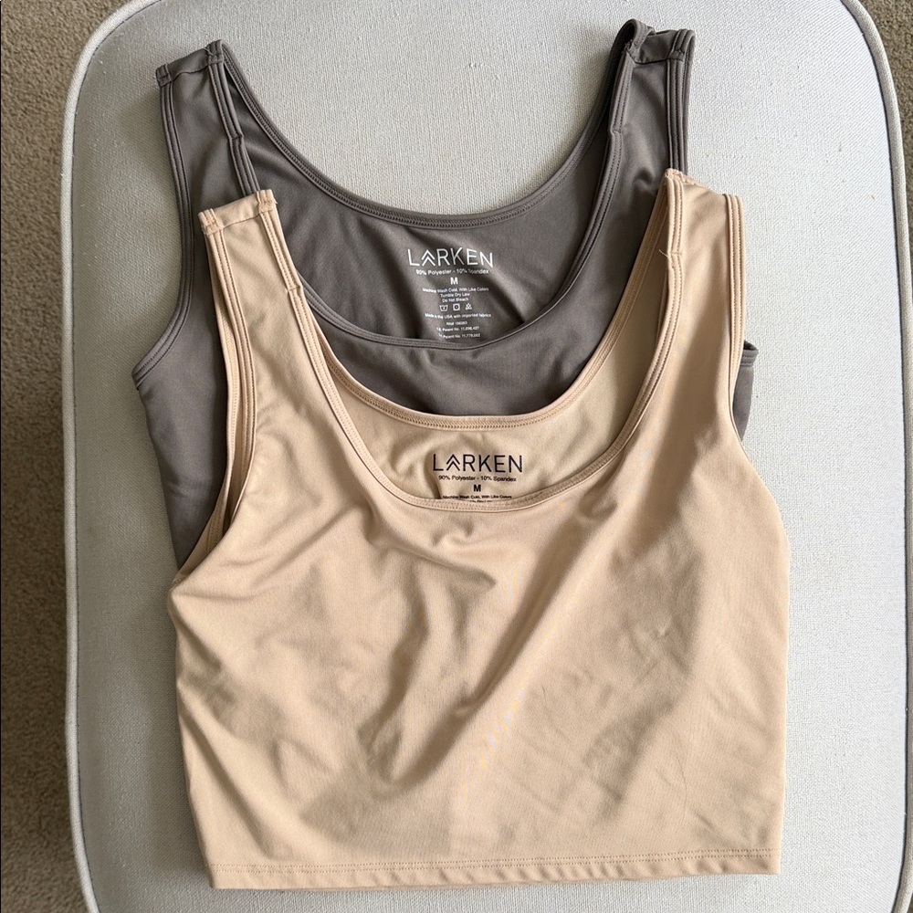 Larken Pumping and Nursing Bras - Cream and Gray
